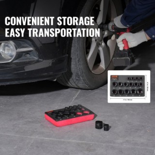 VEVOR  Σετ Καρυδάκια 15τμχ 6-γωνο 3/8 10-24mm CJTTZJ1CRMO1HOFR5V0