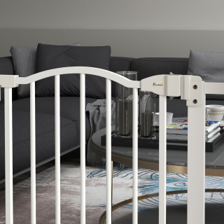 PawHut  Επεκτάσιμο Πόρτα Ασφαλείας για Σκύλους με 2 Κλειδώματα και ...