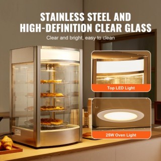 Επαγγελματική Θερμαινόμενη Βιτρίνα Πίτσας 4 Επιπέδων VEVOR PSZSJ4C... Επαγγελματική Θερμαινόμενη Βιτρίνα Πίτσας 4 Επιπέδων VEVOR PSZSJ4C...