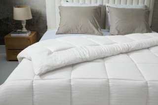 Μονό Πάπλωμα 140 x 200 cm Ριγέ - Λευκό 140 x 200 cm 8720604888546 S... Μονό Πάπλωμα 140 x 200 cm Ριγέ - Λευκό 140 x 200 cm 8720604888546 S...