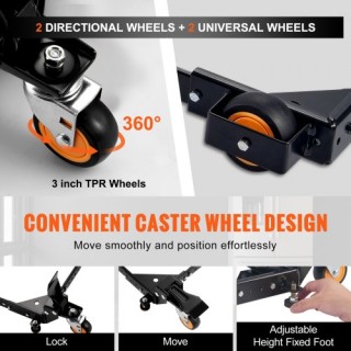 Βάση VEVOR Βαρέως Τύπου 650 lbs για Εργαλεία/Μηχανές  JJYDDZ650LBSL...