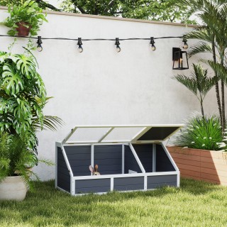 PawHut Σπιτάκι για Χερσαίες Χελώνες χωρίς Πάτο, από Ξύλο Έλατου και... PawHut Σπιτάκι για Χερσαίες Χελώνες χωρίς Πάτο, από Ξύλο Έλατου και...