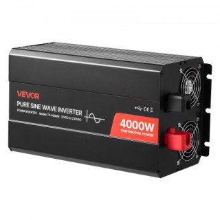 VEVOR Μετατροπέας Ισχύος 4000W, Καθαρού Ημιτόνου 12V DC σε 230V AC ... VEVOR Μετατροπέας Ισχύος 4000W, Καθαρού Ημιτόνου 12V DC σε 230V AC ...