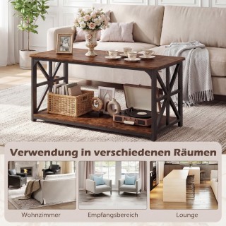 Costway Βιομηχανικό τραπεζάκι σαλονιού αγροτικού στυλ με ανοιχτό ρά... Costway Βιομηχανικό τραπεζάκι σαλονιού αγροτικού στυλ με ανοιχτό ρά...