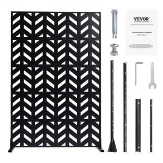 VEVOR Μεταλλικό Παραβάν Ιδιωτικότητας 47 x 72 Ελεύθερης Στήριξης Εξ... VEVOR Μεταλλικό Παραβάν Ιδιωτικότητας 47 x 72 Ελεύθερης Στήριξης Εξ...