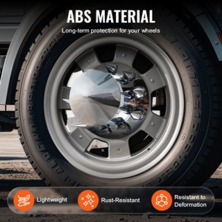 VEVOR  Σετ Καλύμματος Πίσω Άξονα με Καλύμματα Παξιμαδιών ABS και Ερ...