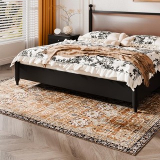 VEVOR Μεγάλο Χαλί 6x9 ft Αντιολισθητικό Καφέ Πράσινο Vintage JXZXDT...