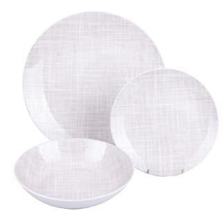 Villa DEste  Σετ πιάτων 18 τεμαχίων από πορσελάνη 6 θέσεων τραπεζιο...