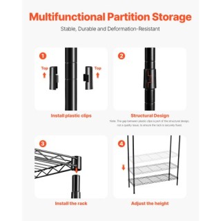 VEVOR Ράφι Αποθήκευσης Πλυντηρίου 6 Επιπέδων Μαύρο LDXYJZJTJK2PA7MN... VEVOR Ράφι Αποθήκευσης Πλυντηρίου 6 Επιπέδων Μαύρο LDXYJZJTJK2PA7MN...