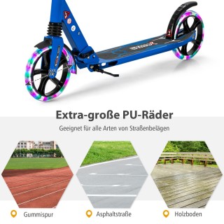 Costway Παιδικό Αναδιπλούμενο Πατίνι με Φωτισμό, Ρυθμιζόμενο Ύψος ... Costway Παιδικό Αναδιπλούμενο Πατίνι με Φωτισμό, Ρυθμιζόμενο Ύψος ...