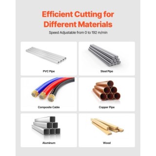 VEVOR 20V Κορδελοπρίονο Μπαταρίας Μεταβλητής Ταχύτητας 2.56 Βάθος Κ...