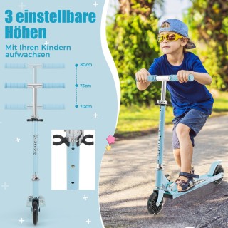 Costway Παιδικό Δίτροχο Πατίνι με Ρυθμιζόμενο Τιμόνι και Φωτιζόμεν... Costway Παιδικό Δίτροχο Πατίνι με Ρυθμιζόμενο Τιμόνι και Φωτιζόμεν...