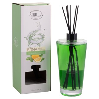 Galileo Διαχύτης χώρου 500 ml σε γυαλί με 6 ραβδιά από πολυεστέρα R...