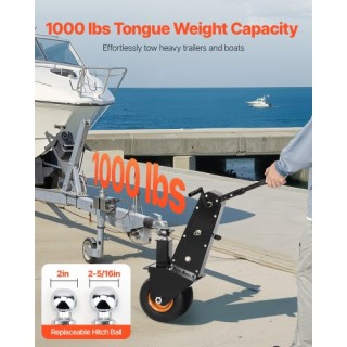 VEVOR Τρέιλερ Ντόλι Μεταφοράς 1000lbs με Μπάλες 2 και 2-5/16 ιντσών... VEVOR Τρέιλερ Ντόλι Μεταφοράς 1000lbs με Μπάλες 2 και 2-5/16 ιντσών...