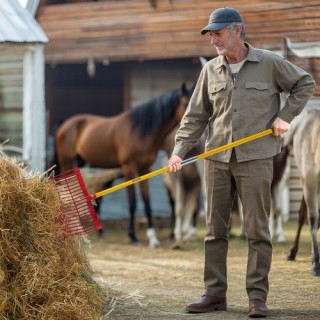VEVOR Πλαστική Πιρούνα 18 Δοντιών για Άχυρο και Κοπριά HYCBXDBGCC1J...
