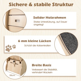 Costway Μεγάλος Τροχός Εκπαίδευσης Γατών 101 εκ. με Μηχανισμό Κλειδ...