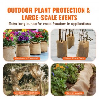 VEVOR Ρολό Υφάσματος Λινάτσας 40x75 για Χειροτεχνίες & Φυτά CMBJ40... VEVOR Ρολό Υφάσματος Λινάτσας 40x75 για Χειροτεχνίες & Φυτά CMBJ40...