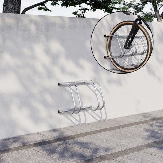 BAKAJI Διπλή Βάση Ποδηλάτου 2 Θέσεων από Ατσάλι για Ποδήλατα Στάθμ... BAKAJI Διπλή Βάση Ποδηλάτου 2 Θέσεων από Ατσάλι για Ποδήλατα Στάθμ...