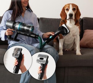 Ασύρματη Σκούπα Stick με Ευέλικτο Σωλήνα & Ειδικό Αξεσουάρ για Κατο... Ασύρματη Σκούπα Stick με Ευέλικτο Σωλήνα & Ειδικό Αξεσουάρ για Κατο...