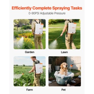 VEVOR Επαναφορτιζόμενος Ψεκαστήρας Πλάτης 3,2 Γαλόνια με Ρυθμιζόμεν... VEVOR Επαναφορτιζόμενος Ψεκαστήρας Πλάτης 3,2 Γαλόνια με Ρυθμιζόμεν...