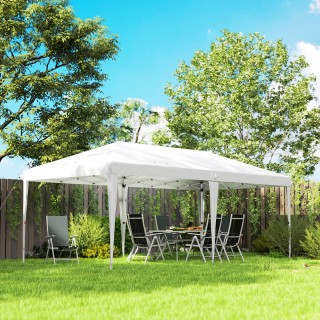 Outsunny Πτυσσόμενο Κιόσκι Κήπου Pop-up 6x3 μ, Σκηνή για Πάρτι με Τ... Outsunny Πτυσσόμενο Κιόσκι Κήπου Pop-up 6x3 μ, Σκηνή για Πάρτι με Τ...