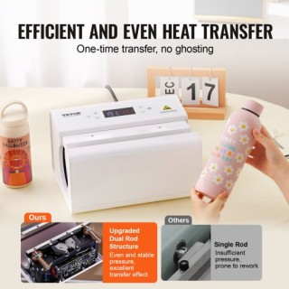 VEVOR Αυτόματο Θερμοπιεστήριο Κούπας 11-30oz Λευκό  ZNKBJ30OZSLBSKY...