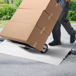 Ράμπα Πόρτας VEVOR, 2 Ύψος, 800 lbs Φορτίο, Αλουμινίου για Αμαξίδια...