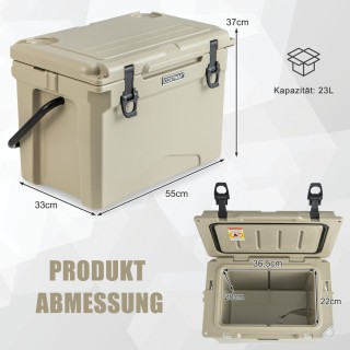 Costway Φορητό Ψυγείο 23L με Ανοιχτήρι & Λαβή για Κάμπινγκ Χακί GP1... Costway Φορητό Ψυγείο 23L με Ανοιχτήρι & Λαβή για Κάμπινγκ Χακί GP1...