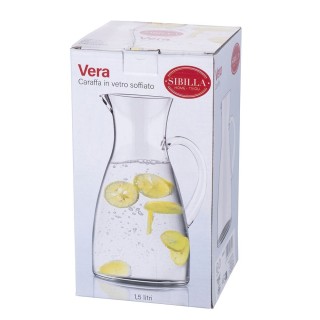 Galileo Κανάτα με λαβή από φυσητό γυαλί 1,5 L Vera Sibilla 5910655