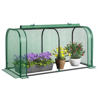 Costway Πολυλειτουργικό 2-σε-1 Θερμοκήπιο Τούνελ με Ανθεκτικό Μεταλ... Costway Πολυλειτουργικό 2-σε-1 Θερμοκήπιο Τούνελ με Ανθεκτικό Μεταλ...