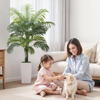 VEVOR Τεχνητή Φοίνικα Αρέκα 1524mm με Λευκή Γλάστρα Εσωτερικού Χώρο... VEVOR Τεχνητή Φοίνικα Αρέκα 1524mm με Λευκή Γλάστρα Εσωτερικού Χώρο...