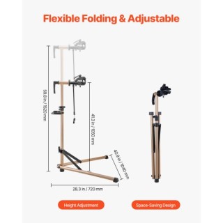 VEVOR Ρυθμιζόμενος Σταθμός Επισκευής Ποδηλάτου με Δίσκο Εργαλείων -... VEVOR Ρυθμιζόμενος Σταθμός Επισκευής Ποδηλάτου με Δίσκο Εργαλείων -...