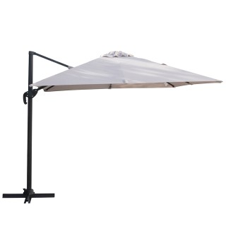 Galileo Ομπρέλα λάμπα κήπου χρώματος τορτόρα 3x4 μ από αλουμίνιο με...