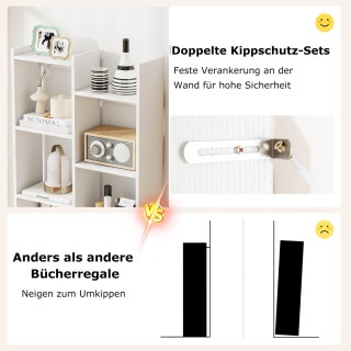 Costway 12-επίπεδη Βιβλιοθήκη Δέντρου με Αντιολισθητικές Στηρίξεις,... Costway 12-επίπεδη Βιβλιοθήκη Δέντρου με Αντιολισθητικές Στηρίξεις,...