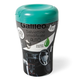 Galileo 50 Αρωματικές Υγρά Μαντηλάκια Καθαρισμού Αυτοκινήτου με Άρω...