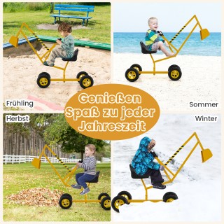 Costway Κάθισμα-Εκσκαφέας 360° Περιστρεφόμενος, Μεταλλικός με Κάδο... Costway Κάθισμα-Εκσκαφέας 360° Περιστρεφόμενος, Μεταλλικός με Κάδο...