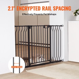 VEVOR Παιδική Πόρτα Ασφαλείας 75-135cm, 76cm Ύψος, Αυτόματο Κλείσιμ... VEVOR Παιδική Πόρτα Ασφαλείας 75-135cm, 76cm Ύψος, Αυτόματο Κλείσιμ...