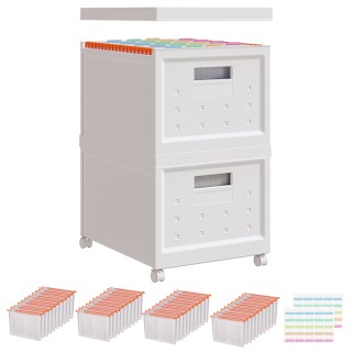 BAKAJI Φορητό Αρχείο Οργανωτής με Ρόδες και 40 Φάκελοι Αρχείου για... BAKAJI Φορητό Αρχείο Οργανωτής με Ρόδες και 40 Φάκελοι Αρχείου για...