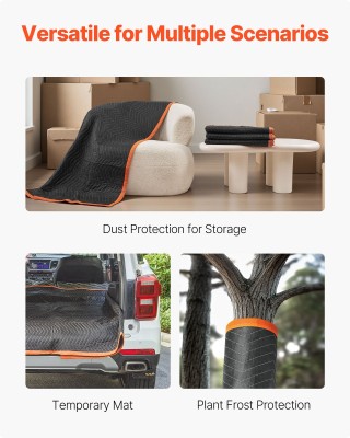 VEVOR Σετ Κουβερτών Μεταφοράς 12 Τεμαχίων 1829 x 1016 mm - Με Πλήρω...