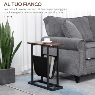 Τραπεζάκι σαλονιού HOMCOM μοριοσανίδα και ατσάλι με υφασμάτινη τσάν... Τραπεζάκι σαλονιού HOMCOM μοριοσανίδα και ατσάλι με υφασμάτινη τσάν...