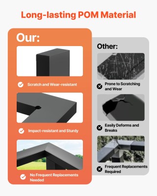 VEVOR Συνδετήρες Γωνίας 90 Μοιρών Πλατφόρμας για Κάγκελα (100 x 100...