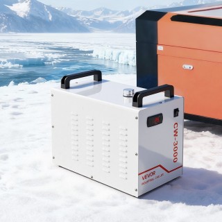 VEVOR Βιομηχανικός Ψύκτης Νερού CW-3000 με Δεξαμενή 9L & Μέγ. Ροή 1...