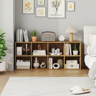 Costway Ελεύθερη βιβλιοθήκη 8 ραφιών με προστασία ανατροπής και αντ... Costway Ελεύθερη βιβλιοθήκη 8 ραφιών με προστασία ανατροπής και αντ...