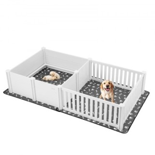 VEVOR 2-Room Dog Birthing Box for Very Large Dogs 93.3...
