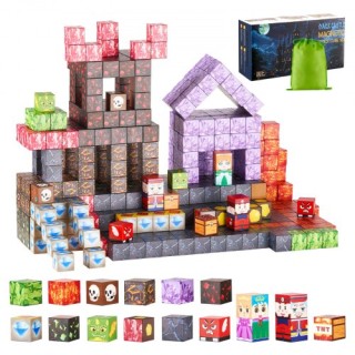 VEVOR Μαγνητικά Τουβλάκια Κάστρο STEM Montessori 150 Τεμ. CLKGNBHAC...