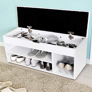 BAKAJI Παπουτσοθήκη Πολλαπλών Χρήσεων με Μαξιλάρι Οικολογικού Δέρμα... BAKAJI Παπουτσοθήκη Πολλαπλών Χρήσεων με Μαξιλάρι Οικολογικού Δέρμα...