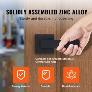 VEVOR Μονή Λαβή Πόρτας, Μαύρη Ματ, για Ντουλάπια & Γαλλικές Πόρτες ... VEVOR Μονή Λαβή Πόρτας, Μαύρη Ματ, για Ντουλάπια & Γαλλικές Πόρτες ...