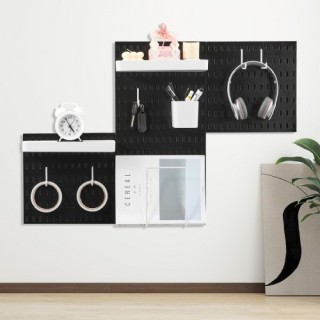 VEVOR Σετ Συνδυασμού Πλαστικής Διάτρητης Πλάκας 11 x 11 4 Πάνελ για... VEVOR Σετ Συνδυασμού Πλαστικής Διάτρητης Πλάκας 11 x 11 4 Πάνελ για...