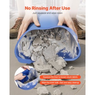 VEVOR Πολυχρηστικό Σιλικονούχο Επένδυση Κάδου 18,9L για Ανάμιξη Σκυ...