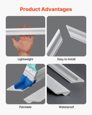 VEVOR Σετ Προφίλ Διακοσμητικής Μοντέρνας Τέχνης Τοίχου 3-Τεμάχια, Ε... VEVOR Σετ Προφίλ Διακοσμητικής Μοντέρνας Τέχνης Τοίχου 3-Τεμάχια, Ε...